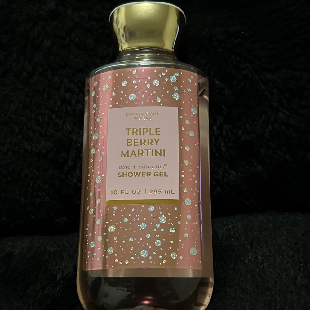 Bath & Body Works Triple Berry Martini Shower Gel - Sparkling Pink